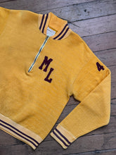 Load image into Gallery viewer, vintage 1960s CHAMPION fuzzy sportswear sweatshirt quarter zip