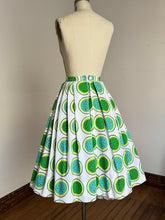 Load image into Gallery viewer, vintage 1950s watermelon skirt {xs}