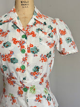 Load image into Gallery viewer, vintage 1940s floral romper playsuit {s}