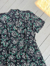 Load image into Gallery viewer, vintage 1940s novelty cold rayon dress {1X}