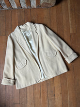 Load image into Gallery viewer, vintage 1950s cream cropped swing coat {up to XL}