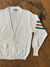 Load image into Gallery viewer, DEADSTOCK vintage 1950s cream letterman sweater