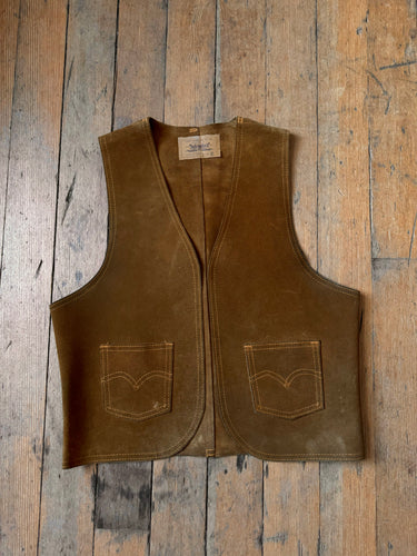 vintage 1970s suede LEVIS vest