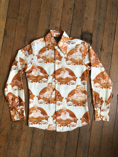 vintage 1970s Playboy pin up shirt