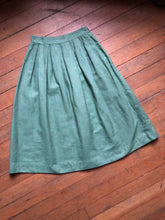 Load image into Gallery viewer, vintage 1950s green skirt {xs}