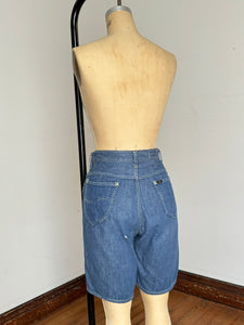 vintage 1950s 60s Lady Lee Riders cut off denim shorts