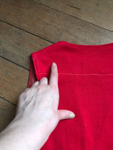 vintage 1940s novelty tomato vest