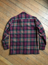 Load image into Gallery viewer, vintage 1950s unique wool plaid jacket shirt