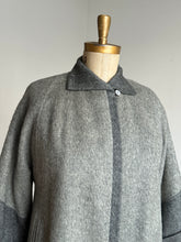 Load image into Gallery viewer, vintage 1950s grey two-tone coat {up to XL}