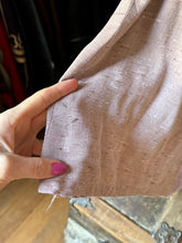 Load image into Gallery viewer, vintage 1950s flecked rayon long sleeve shirt loop collar