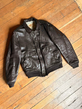 Load image into Gallery viewer, vintage 1950s 60s Excelled leather bomber jacket