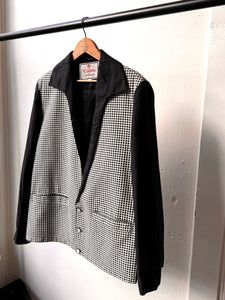 R E S E R V E D vintage 1950s 60s black and white rockabilly jacket