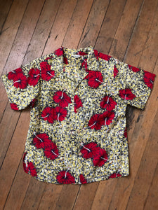 vintage 1950s 60s Hawaiian shirt