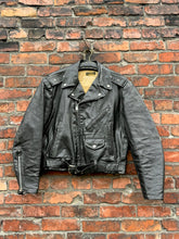 Load image into Gallery viewer, vintage 1950s Excelled horsehide biker jacket