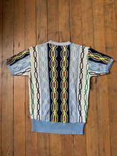 Load image into Gallery viewer, vintage 1940s 50s cable knit t-shirt