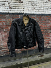 Load image into Gallery viewer, vintage 1950s Excelled horsehide biker jacket