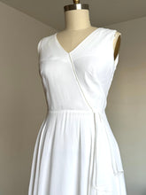 Load image into Gallery viewer, AS-IS vintage 1960s white chiffon evening dress {m}