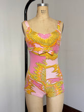 Load image into Gallery viewer, vintage 1960s pink swimsuit {xs-s}