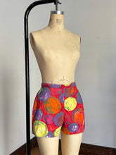 Load image into Gallery viewer, vintage 1950s 60s novelty top &amp; shorts set {s}