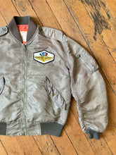 Load image into Gallery viewer, vintage 1980s does 40s flight jacket with Indiana speedway patch