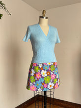 Load image into Gallery viewer, vintage 1970s floral mini skirt 30”W