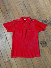 Load image into Gallery viewer, vintage 1950s red lurex shimmer shirt