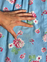 Load image into Gallery viewer, vintage 1940s floral sun dress {XL}