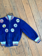 Load image into Gallery viewer, KIDS vintage 1950s baseball teams patch jacket