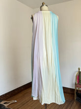 Load image into Gallery viewer, vintage 1960s colorful peignoir lingerie set {L}
