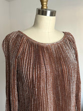 Load image into Gallery viewer, vintage 1960s metallic mini tunic {xs/s}