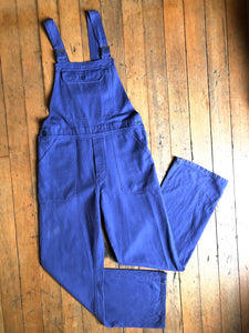 vintage 1970s French moleskin overalls workwear
