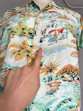 Load image into Gallery viewer, vintage 1950s 60s juniors Hawaiian shirt