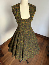 Load image into Gallery viewer, vintage 1950s fleck skirt set {m}