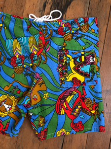 vintage 1960s zodiac Astrology shorts