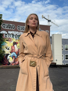 vintage 1940s beige coat {s/m}