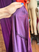 Load image into Gallery viewer, vintage 1930s purple velvet gown {xs}