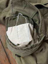 Load image into Gallery viewer, THRASHED vintage 1940s M-43 field jacket set (2pc) jacket and liner