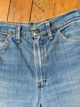 Load image into Gallery viewer, vintage 1960s 70s altered Wrangler denim jeans
