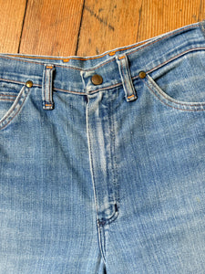 vintage 1960s 70s altered Wrangler denim jeans