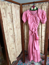 Load image into Gallery viewer, vintage 1930s pink gown {s}