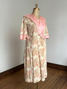 antique 1910s cotton wrap dressing gown {XL}