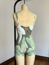 Load image into Gallery viewer, vintage 1950s floral Cole of California swimsuit {xs}