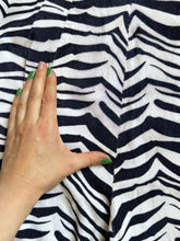 Load image into Gallery viewer, vintage 1960s zebra striped corduroy pants  {xs/s}