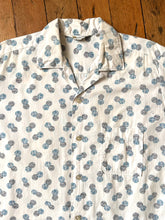 Load image into Gallery viewer, vintage 1950s cotton button up shirt - loop collar