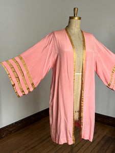 AS-IS vintage 1920s silk robe