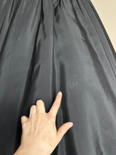 Load image into Gallery viewer, vintage 1950s black party dress {m}