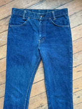 Load image into Gallery viewer, vintage 1970s Big E Levis  746 denim jeans flares bell bottoms 30W