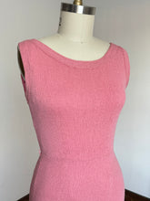 Load image into Gallery viewer, vintage 1960s pink knit dress {s-m}