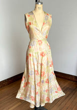 Load image into Gallery viewer, vintage 1930s pongee beach pajamas {m}