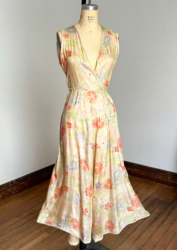 vintage 1930s pongee beach pajamas {m}